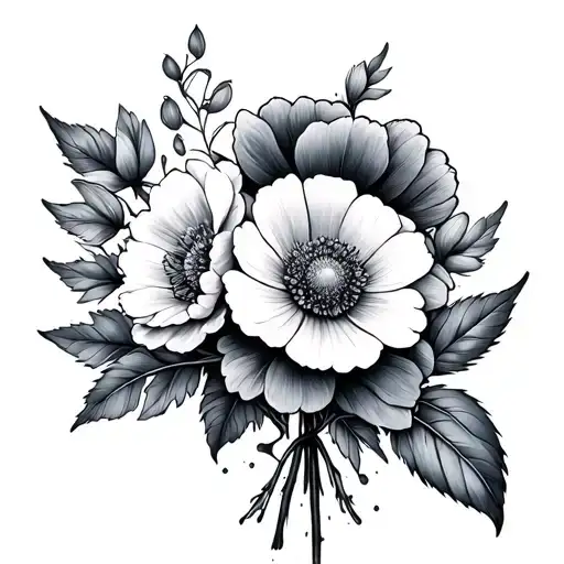 Birth Flower Bouquet