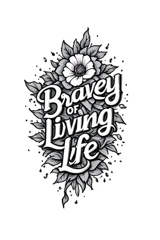 Bravery Word Of Living Life