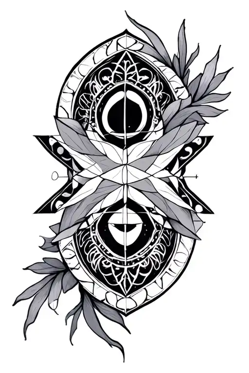 Geometric Medallion Gemini