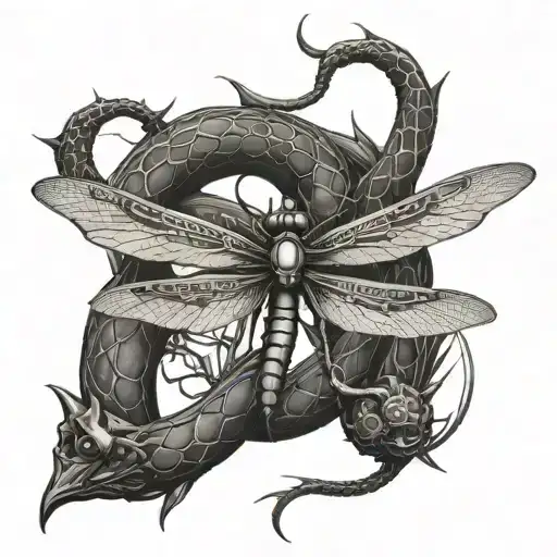 Dragonfly Snake Dragon
