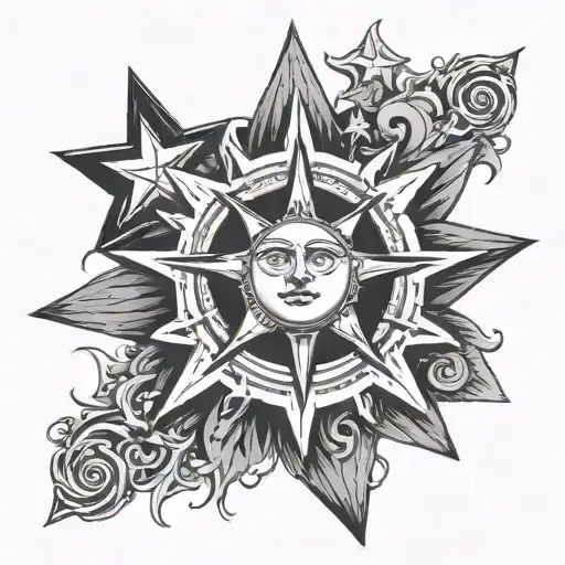 Three Stars And A Sun