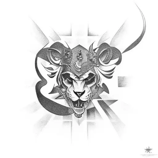 Design A Tattoo That Represents The Fusion Of Hip Hop And Party Culture