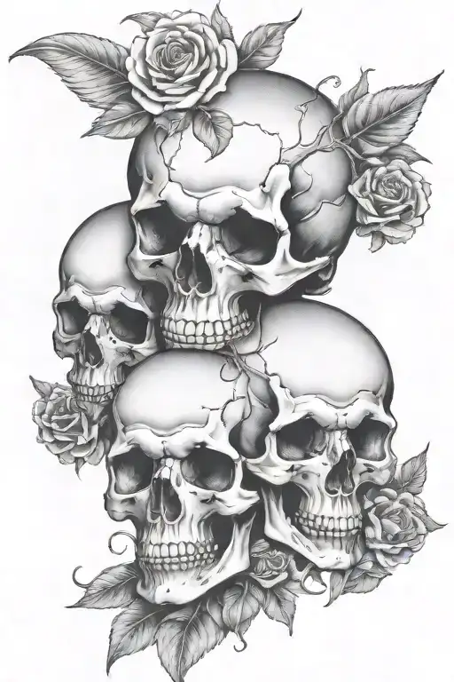 Skulls Representing Dark Periods