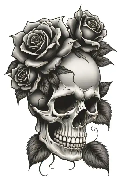 Skull And Roses