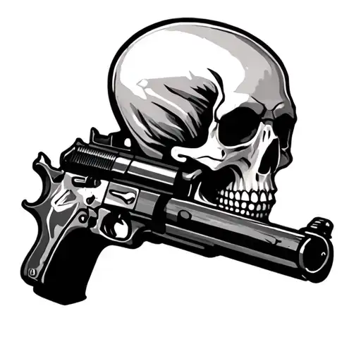 Skeleton With A Gun
