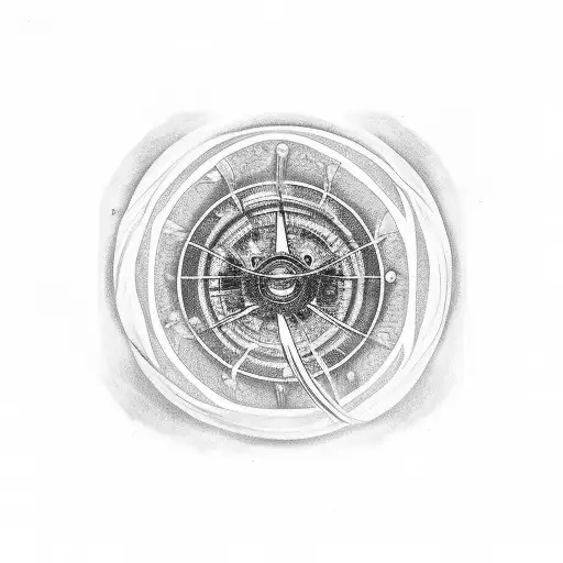 The One Ring From Lord Of The Rings Surrounded By Cinematic Film Reels