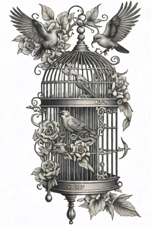 Bird Cage Inside