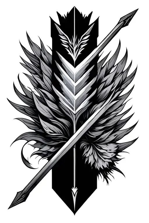 Arrow Design Featuring Elements