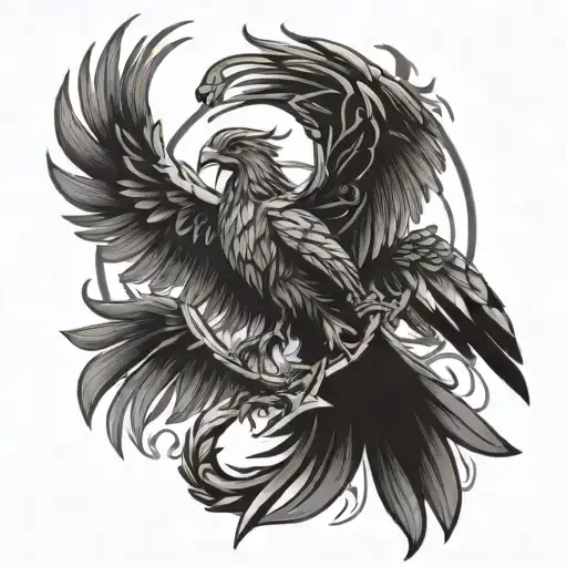 The Phoenix Clasping The Archer's Arrow Is Not Without Danger