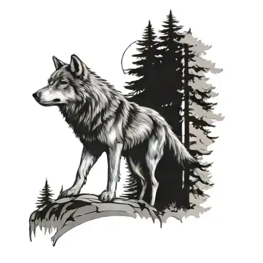 Two Wolves Forest