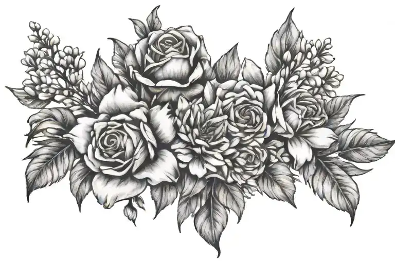 Birth Flower Bouquet