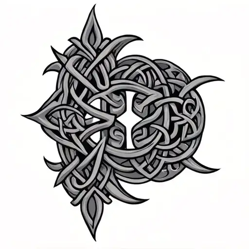 Celtic Quarter Sleeve Design