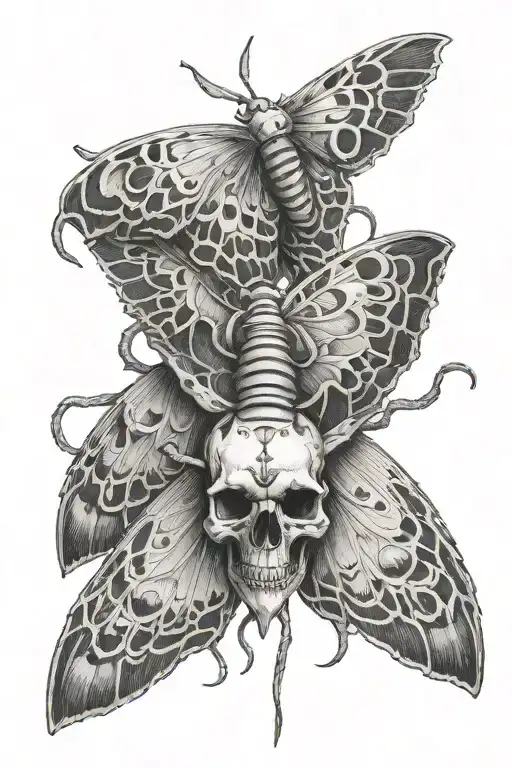 Skull Death Moth