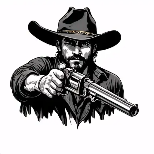 Spaghetti Gun Cowboy