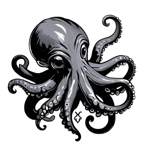 Octopus With Anchor