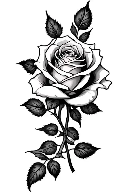 Rose Wrapping Around Forearm