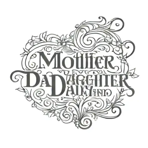 Mother Daughter Word