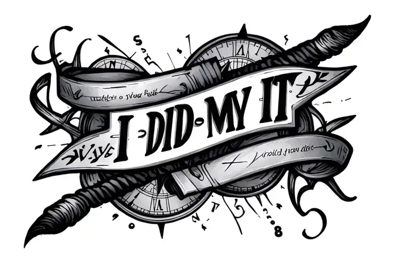 Words I Did It My Way With Compass