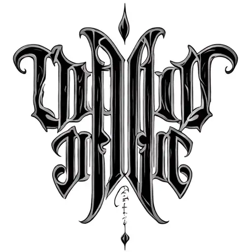 Two Word Ambigram Generator