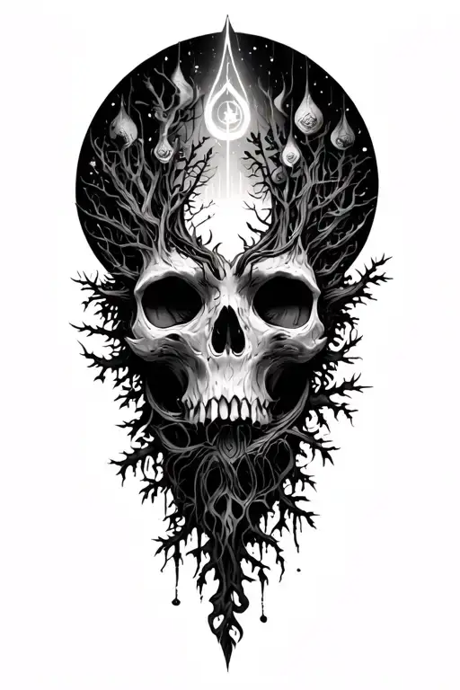 Occultism Symbologies Forest Shadow