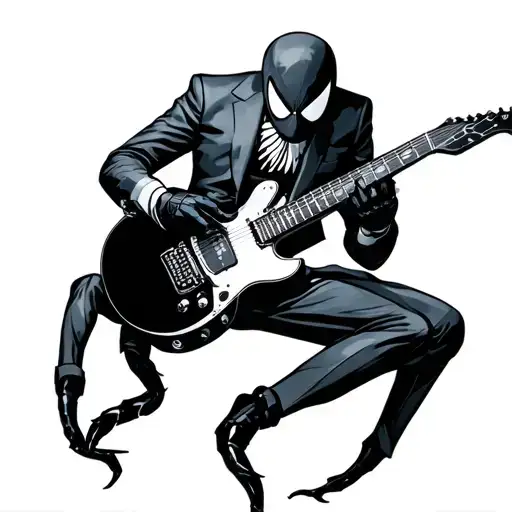 Guitar Spider In A Suit