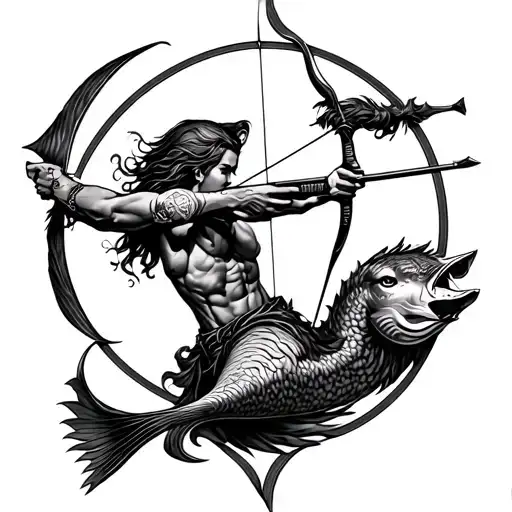 Pisces Leo Sagittarius Archer Shooting