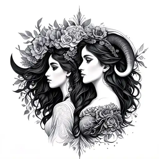 Aquarius And Aries Sisters