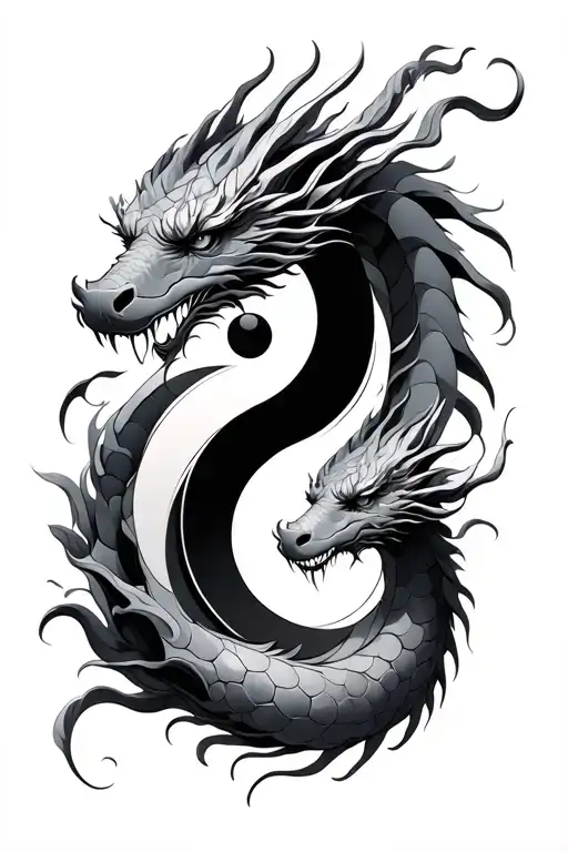 Dragon Yin And Yan