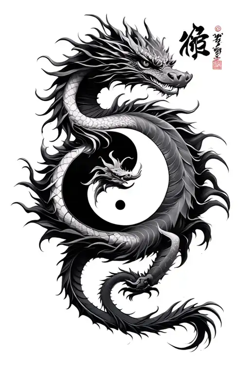 Dragon Yin And Yan