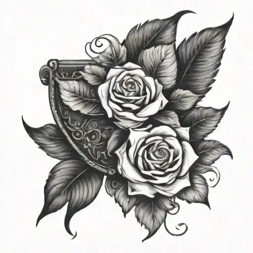 Baby Chest Tattoo Design