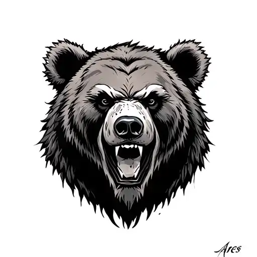 A Bear With A Ares God Of War