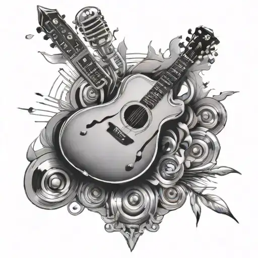 Music Themed Half Sleeve