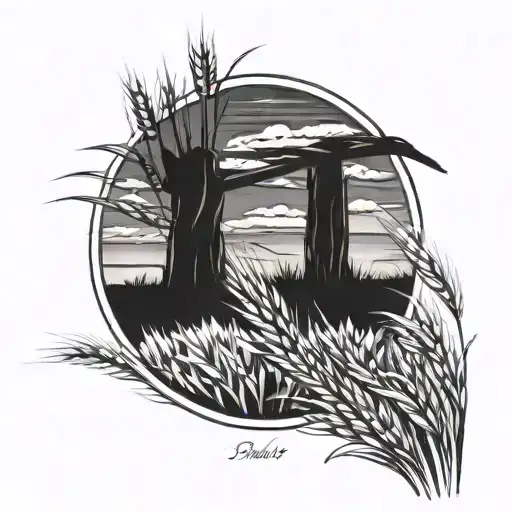 Wheat Field Realism Forearm