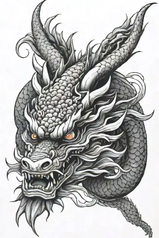 Asian Dragon Kaido Dragon Form