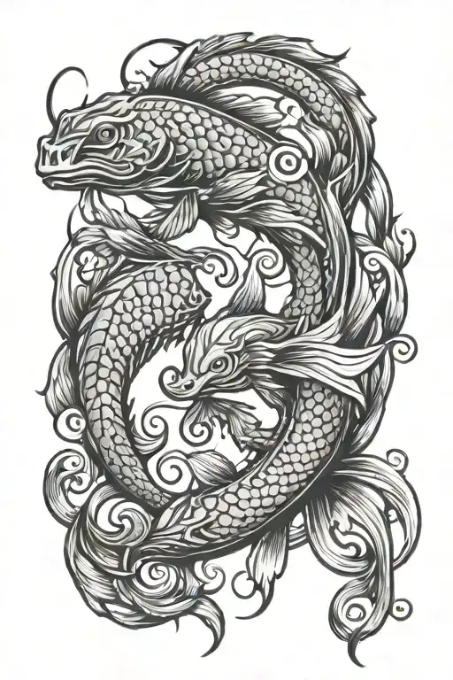 Scorpion And Betta Fish Yin Yang Symbol Incorporated