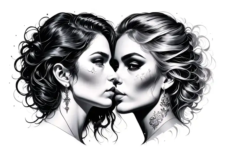 2 Different Personalities Representing Duality