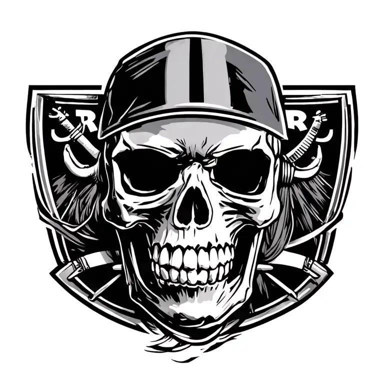 Las Vegas Raiders Skull