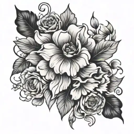 Dark Feminine Floral