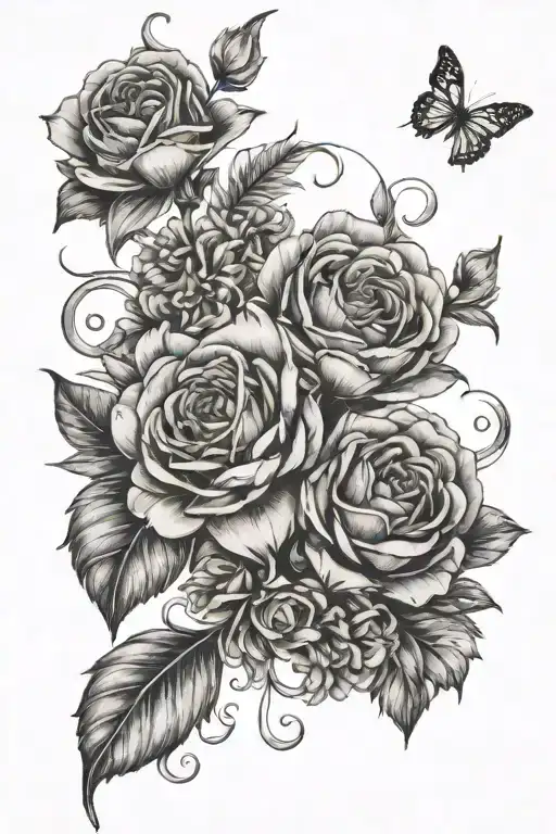 Birth Flowers Intertwined