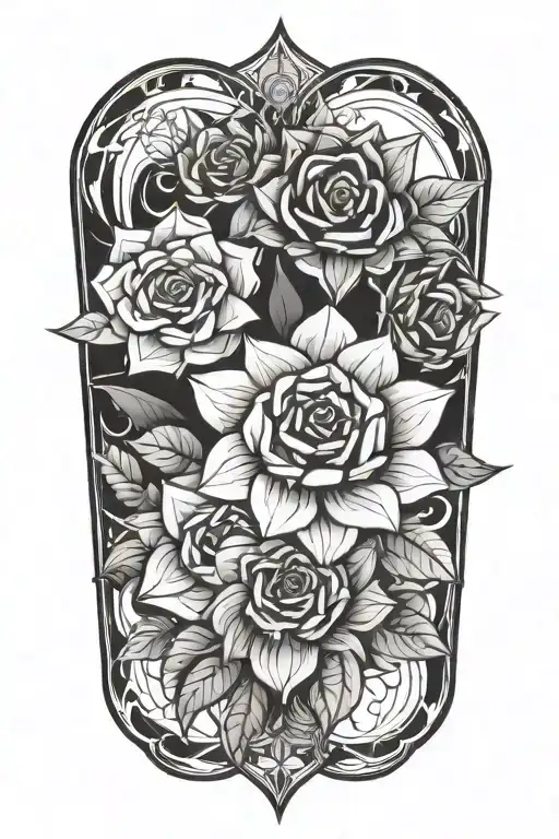 Floral Geometric Design Inspired