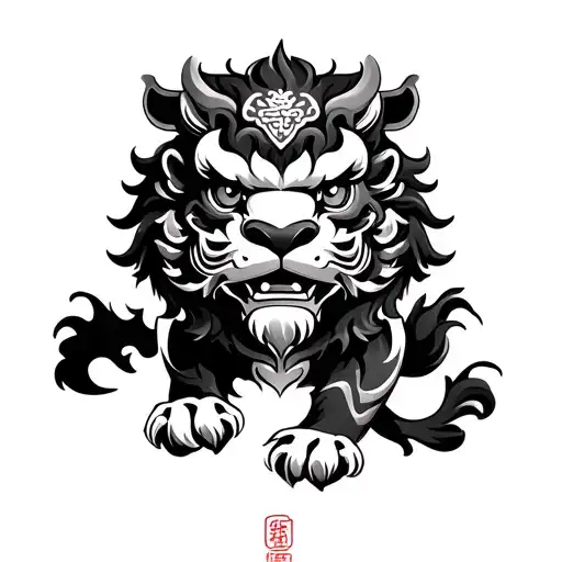 Chinese Guardian Lion