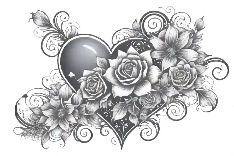 Hearts Flowers Galaxy