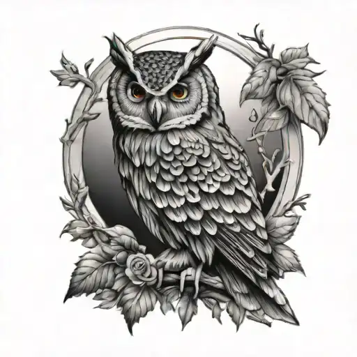 Owl Scarlett Rain