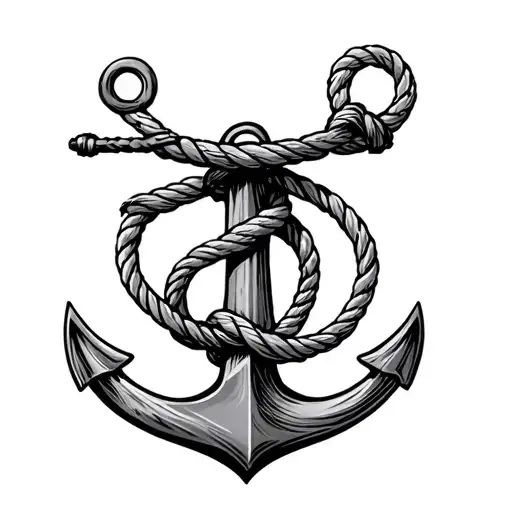 Rope And Anchor In Southeast