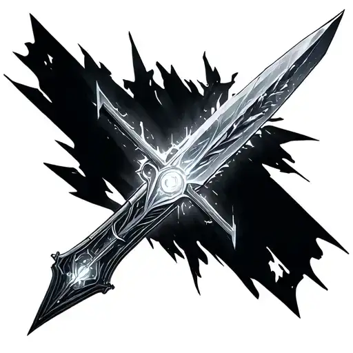 Halo Energy Sword Made Of Cathedral Glass