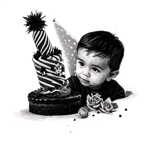 Collage Of Child's Birthday