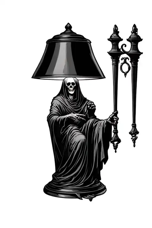 Grim Reaper Lamp