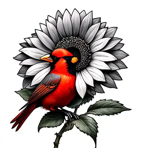 Red Cardinal Sunflower