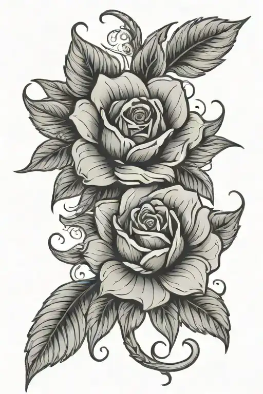 Floral Outline With Law Enforcement