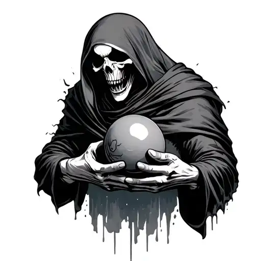 Reaper Holding 6 Ball